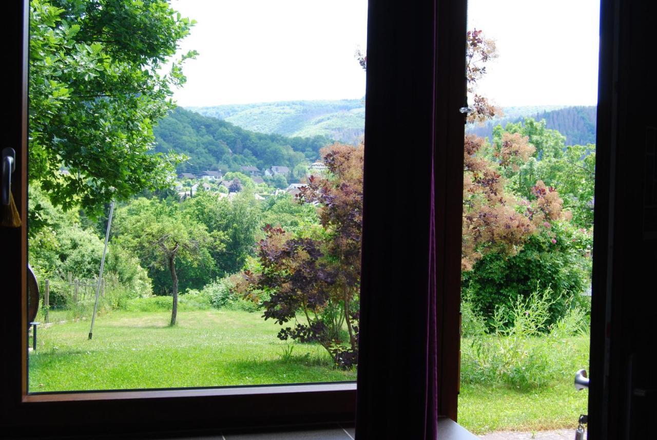 Hotel Hinter Den Spiegeln Heimbach Exterior foto